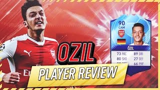 FIFA 17 UT  TOTGS Ozil 90 Player Review wGameplay amp InGame Stats [upl. by Behrens969]