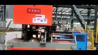 TJK machinerylattice girder welding machine auto 512mm [upl. by Wyon]