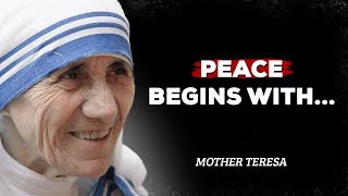 The Heart of Humanity Mother Teresas Inspirational Quotes [upl. by Fabriane86]