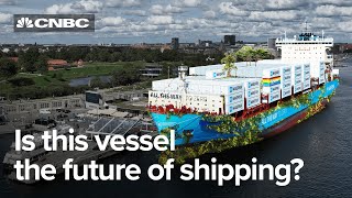 Is this vessel the future of shipping Shipping giant Maersk is banking on it [upl. by Leirbaj]