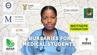 BURSARIES amp SCHOLARSHIPS FUNDING MEDICAL STUDENTS IN 2023 [upl. by Idac]