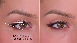 HOODED EYES MAKEUP TIPS FOR BEGINNERS  Shonagh Scott [upl. by Eizzik]