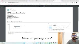 CFA Level I Result Reaction Video  Did I pass CFA Level I Exam   August 2024 [upl. by Gristede791]