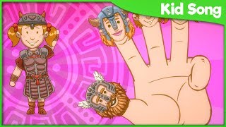 Finger Family Vikings Song For Kids [upl. by Dellora472]