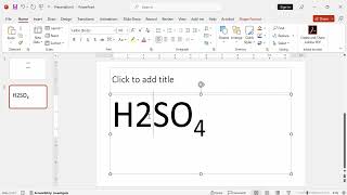 How to use subscript and superscript PowerPoint shortcut key [upl. by Annayat225]