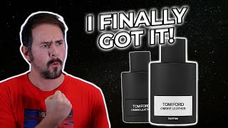 TOM FORD OMBRE LEATHER PARFUM UNBOXING AND FIRST IMPRESSIONS  Ombre Leather EDP vs Parfum [upl. by Tereb364]