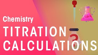 How To Do Titration Calculations  Chemical Calculations  Chemistry  FuseSchool [upl. by Seidnac]