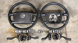 7LT1 Touareg Heated steering wheel Retrofit [upl. by Xanthe765]