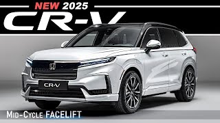 New Honda CRV 2025 Facelift  FIRST LOOK at Exterior Redesign amp Interior Refresh [upl. by Rhyner]