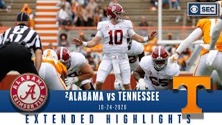 2 Alabama Crimson Tide vs Tennessee Volunteers Extended Highlights  CBS Sports HQ [upl. by Gladwin]