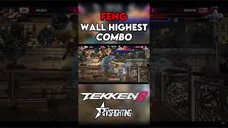 Feng Wall Highest Combo Tournament 2024 tekken8 [upl. by Rosemari]