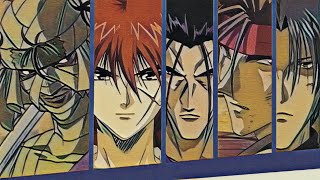 Shishio vs Kenshin and Saito and Sanosuke and Aoshi  FULL FIGHT [upl. by Aisatana342]