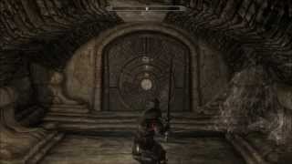 Skyrim Bleak Falls Barrow Puzzle Doors And Runthrough [upl. by Jenelle405]