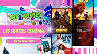 Les Sorties au Cinéma du 07 Août 2024 [upl. by Sharleen]