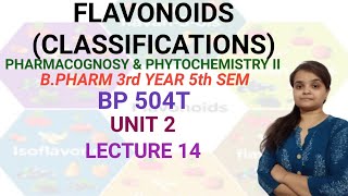 classification of flavonoids bpharm 3rdyear 5th sem pharmacognosy amp phytochemistry lecture 14 [upl. by Eelorac865]