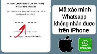 Cách khắc phục mã xác minh WhatsApp không nhận được trên iPhone [upl. by Bridgid]