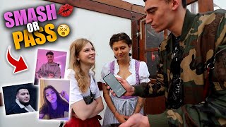 Smash Or Pass YOUTUBER EDITION mit ELIAS REVED TANZVERBOT uvm  Strassenumfrage München [upl. by Ayiak]