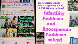 Infertility solutions and Azoospermia problems solutions  Electro homeopathy amp Alt system of SVPSO🌎 [upl. by Waldo]