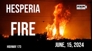 Hesperia Fire June 15 2024 [upl. by Nivrem]