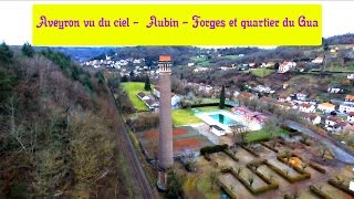 Aveyron vu du ciel  Aubin  Quartier du Gua 1 [upl. by Kunkle]