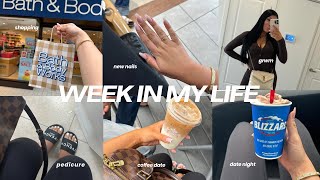 week in my life 🫶🏼 exciting opportunities nail appointment pr package deep cleaning date night [upl. by Edroi]