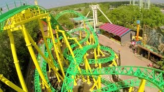 Turbulence front seat onride HD POV 60fps Adventureland LI [upl. by Inuat]