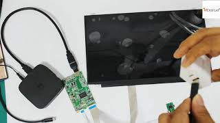 HDMI TypeC Controller Board Work with 156inch Touch sensor LCD Screen [upl. by Carney456]