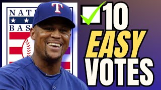 The 10 easy votes on the upcoming MLB Hall of Fame ballot [upl. by Irmo]