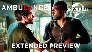 Ambulance  Jake Gyllenhaal amp Yahya AbdulMateen II Star in Michael Bay Thriller  Extended Preview [upl. by Meghan]