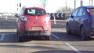 Multiple lane roundabout Peterborough Eye roundabout [upl. by Notyalc]