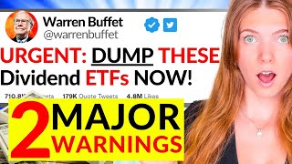 WARNING DUMP THESE Dividend ETFs NOW before the NEXT Market CRASH amp RECESSION [upl. by Sekofski]