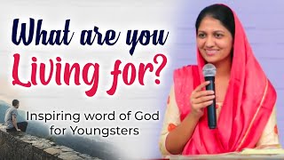 What are you living for  Sis Blessie Weslys English Live Worship  John Wesly Ministries [upl. by Acirem]