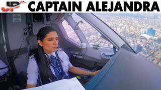 Alejandra Pilots the Superjet into Mexico [upl. by Nhguavoj229]