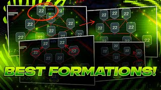 My Most EFFECTIVE FIFA 22 Formations FUT 22 Formations  Tactics [upl. by Fabron]