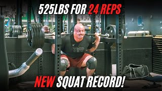 The Worlds Strongest Man Attempts Tom Platz Historic Squat Record [upl. by Haldis]