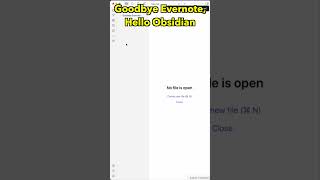 Goodbye Evernote Hello Obsidian [upl. by Nidorf981]