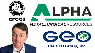 Some US Stocks GEO PAC CROX amp AMR Alpha Metallurgical Resources that should go up more [upl. by Arrais]