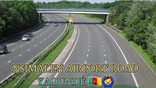 Nsimalen Airport road Yaounde  Route de laéroport Yaoundé Nsimalen [upl. by Eelimaj]