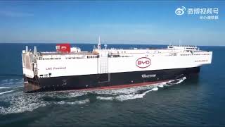 BYD’s RoRo vessel Explorer 1 completed its sea trial [upl. by Moffitt]