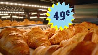 Lidl Croissant 49Cents [upl. by Surtemed]