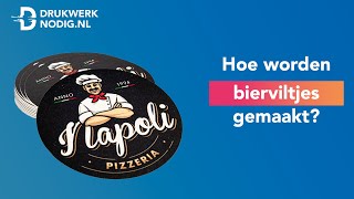 Hoe worden bierviltjes gemaakt  Drukwerknodig [upl. by Aititil]