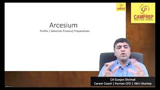 Arcesium Placement Guidance  MBA Finance  CAMPREP [upl. by Evanthe]