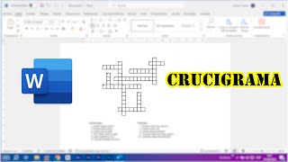 ¡Sorprendente Diseña Tus Propios Crucigramas en Word Fácilmente [upl. by Nessah]