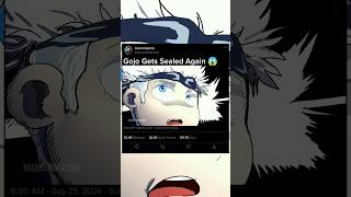 Gojo Gets Sealed  Jujutsu Kaisen  anime shorts [upl. by Adnuhsat]