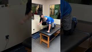 Scapula T Exercise in Quadruped Position with Rhythmic Stabilization [upl. by Marinna]