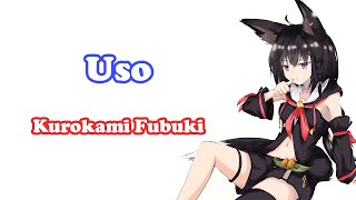 Kurokami Fubuki  嘘 Uso  SID [upl. by Alihet]