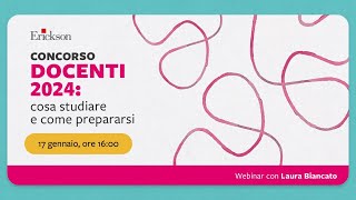 Concorso docenti 2024 cosa studiare e come prepararsi [upl. by Jarrow]