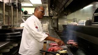 How to Grill a Steak at Berns Steakhouse  Chef Hab [upl. by Olegnaid]