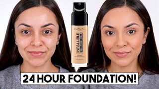 LOREAL INFALLIBLE 24HR FRESH WEAR FOUNDATION FIRST IMPRESSION  TrinaDuhra [upl. by Oruhtra830]