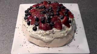 HOW TO MAKE A PERFECT PAVLOVA  VIDEO RECIPE [upl. by Llertal]